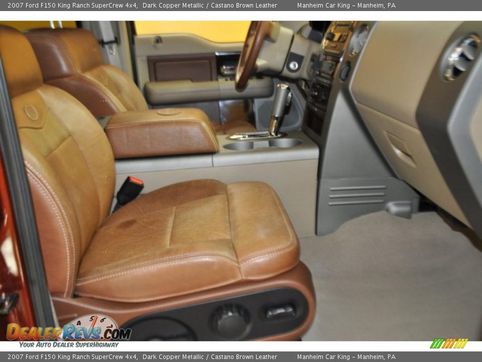 2007 Ford F150 King Ranch SuperCrew 4x4 Dark Copper Metallic / Castano Brown Leather Photo #16