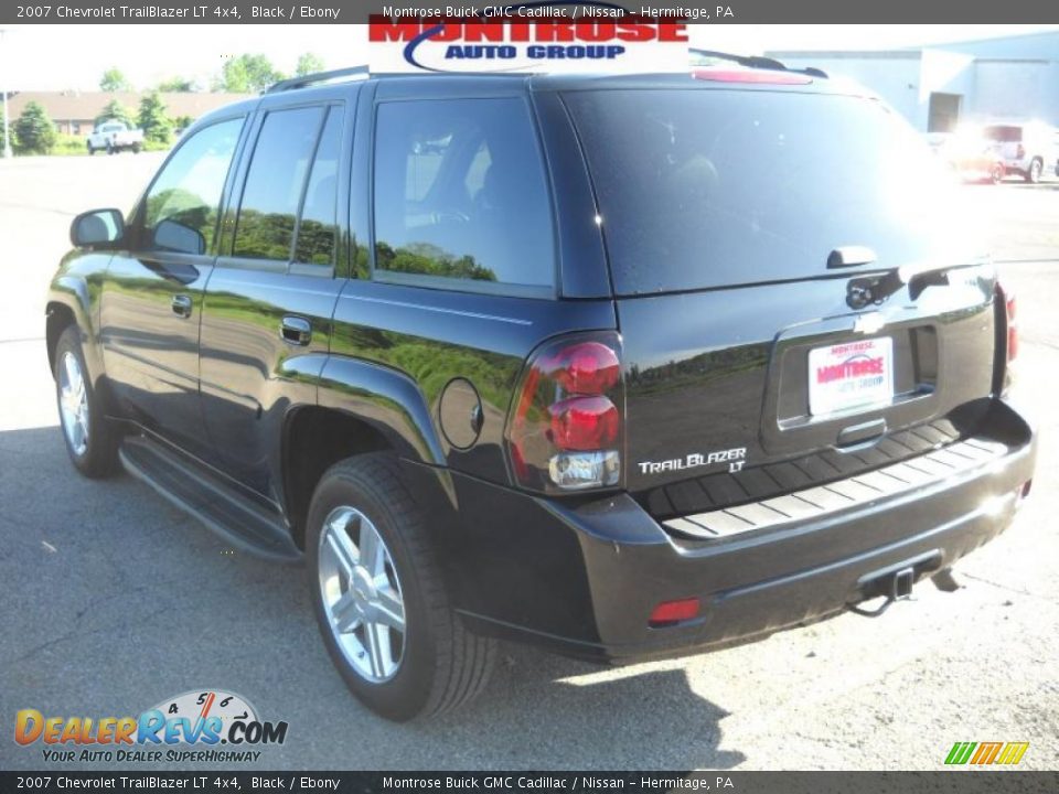 2007 Chevrolet TrailBlazer LT 4x4 Black / Ebony Photo #5