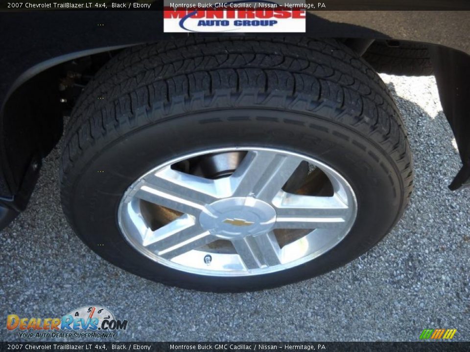 2007 Chevrolet TrailBlazer LT 4x4 Black / Ebony Photo #15