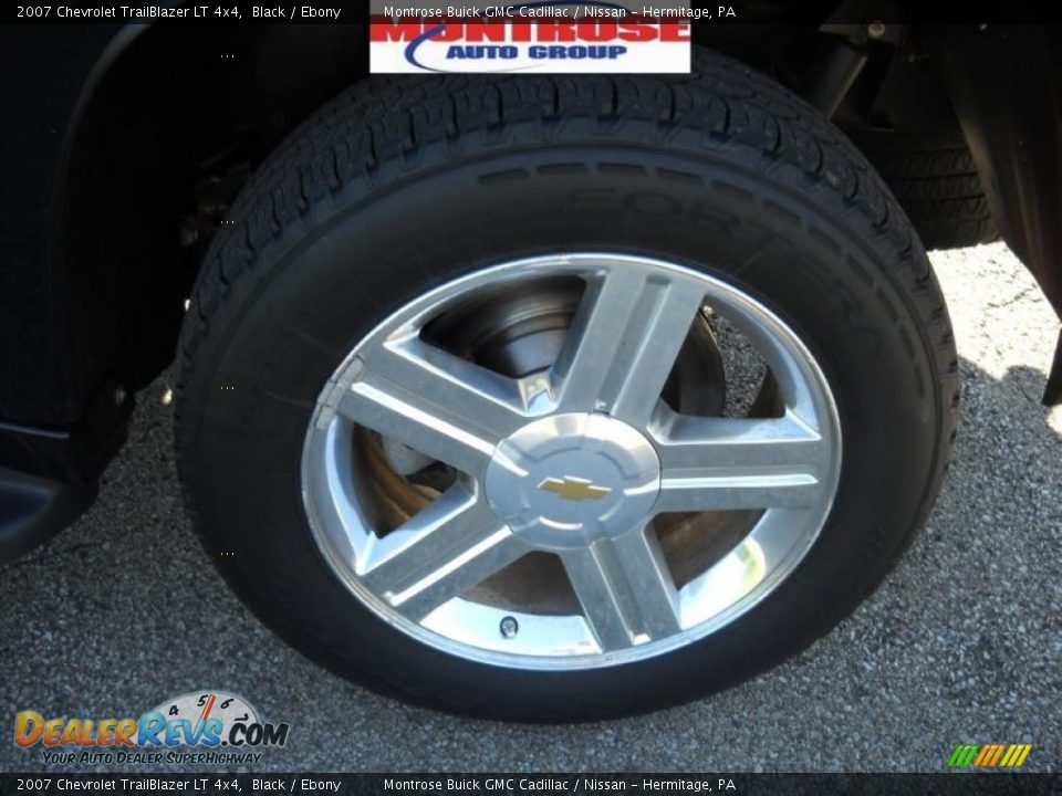 2007 Chevrolet TrailBlazer LT 4x4 Black / Ebony Photo #16