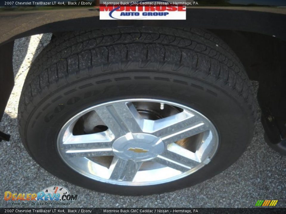 2007 Chevrolet TrailBlazer LT 4x4 Black / Ebony Photo #18