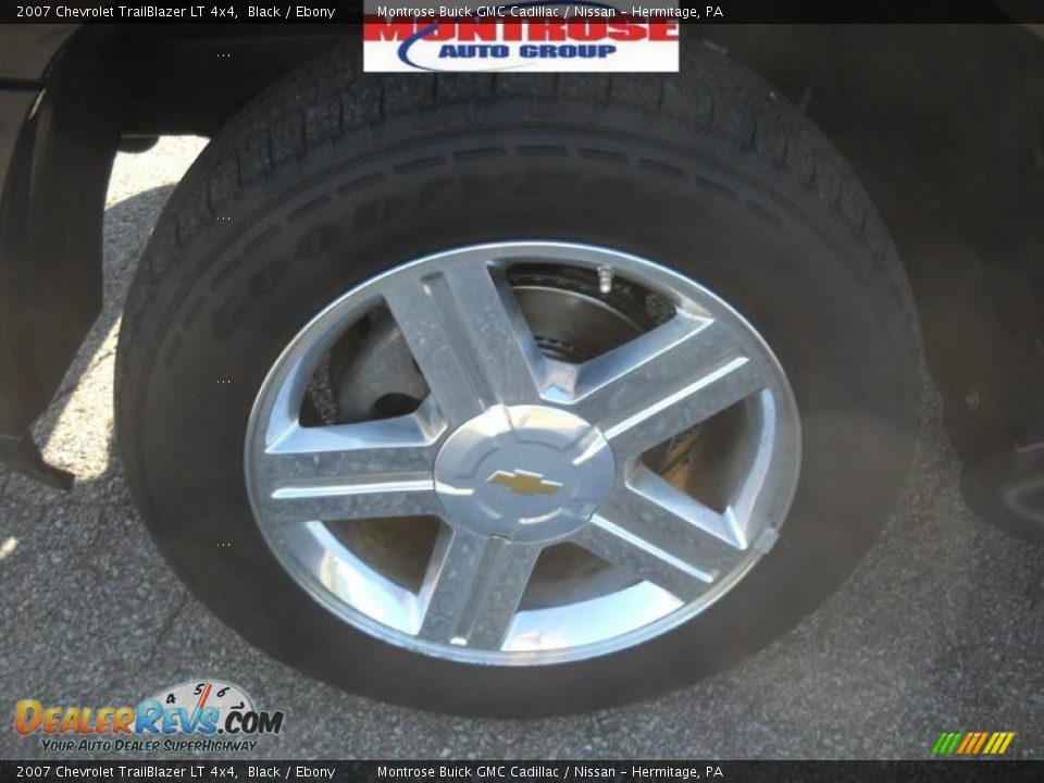 2007 Chevrolet TrailBlazer LT 4x4 Black / Ebony Photo #19