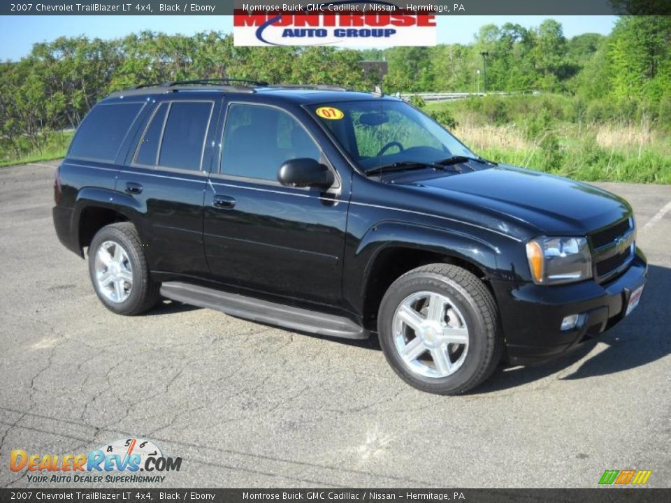 2007 Chevrolet TrailBlazer LT 4x4 Black / Ebony Photo #24