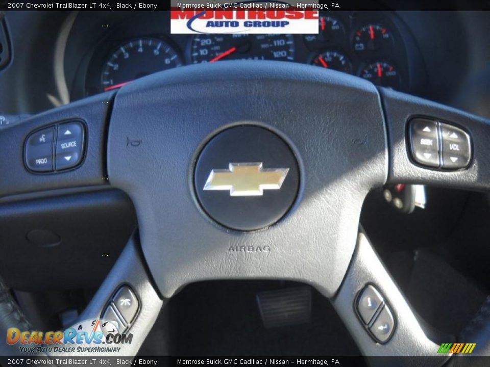 2007 Chevrolet TrailBlazer LT 4x4 Black / Ebony Photo #29