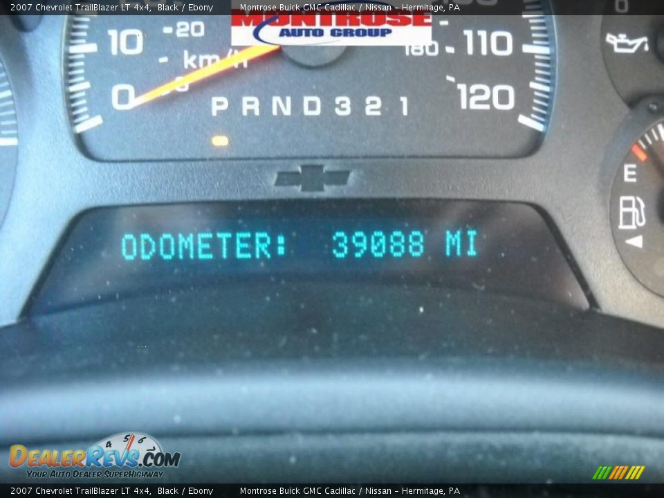 2007 Chevrolet TrailBlazer LT 4x4 Black / Ebony Photo #30