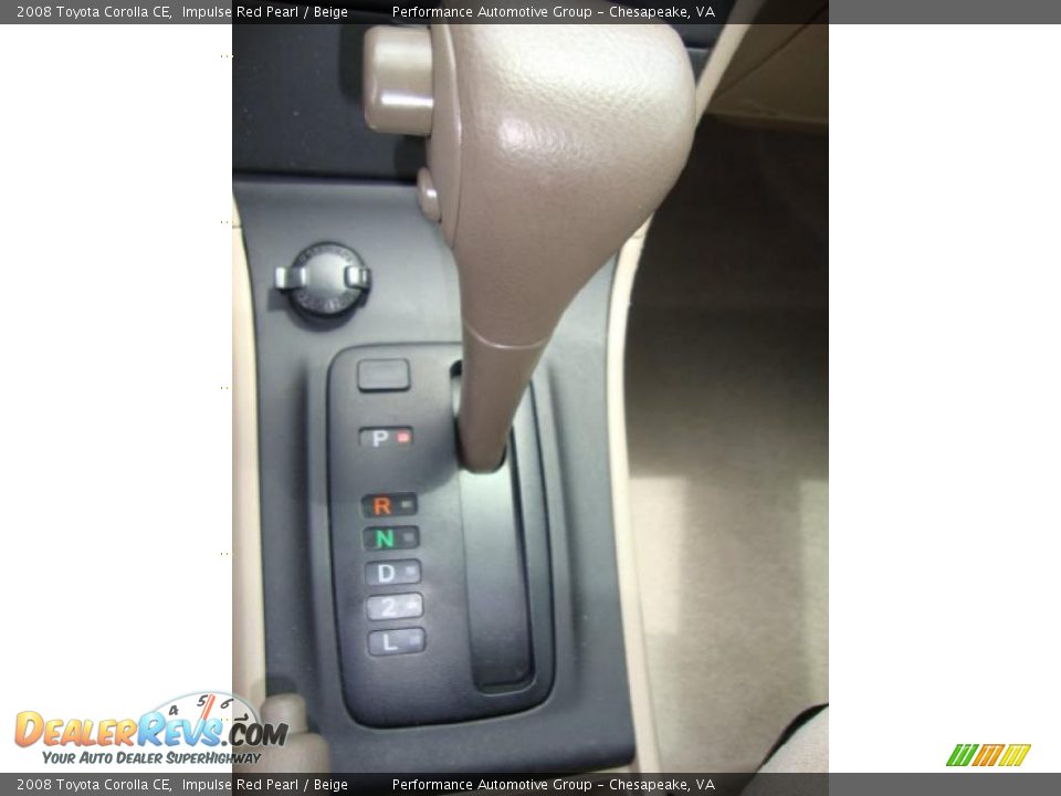 2008 Toyota Corolla CE Impulse Red Pearl / Beige Photo #15