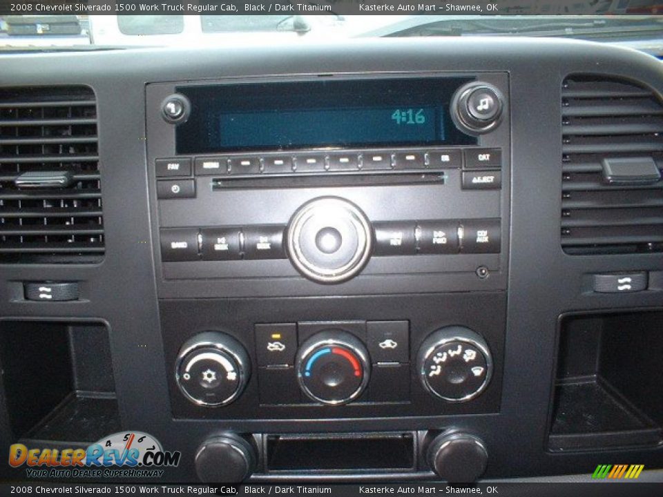 2008 Chevrolet Silverado 1500 Work Truck Regular Cab Black / Dark Titanium Photo #11