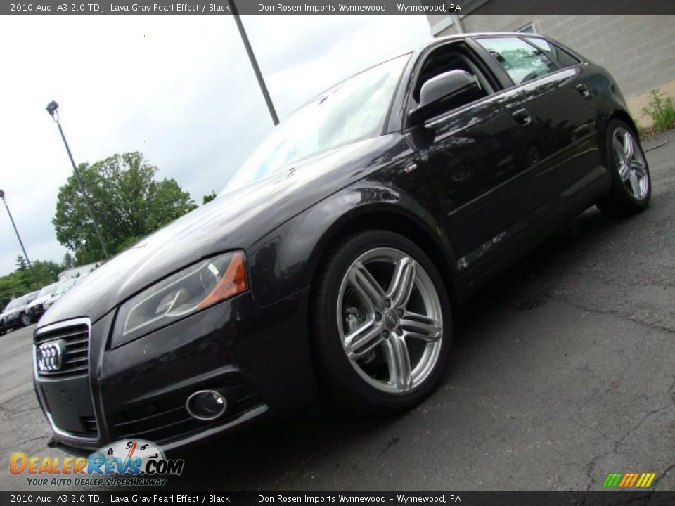 2010 Audi A3 2.0 TDI Lava Gray Pearl Effect / Black Photo #1
