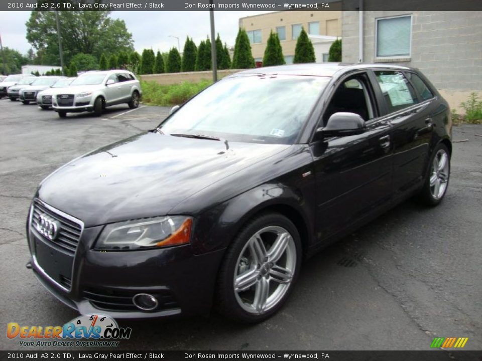 2010 Audi A3 2.0 TDI Lava Gray Pearl Effect / Black Photo #2