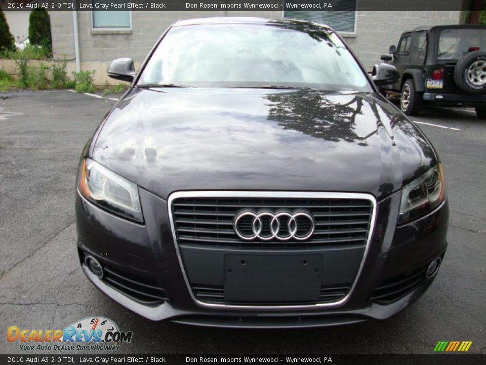 2010 Audi A3 2.0 TDI Lava Gray Pearl Effect / Black Photo #3