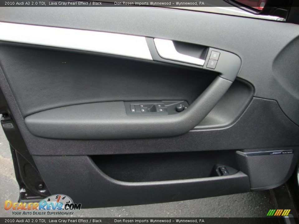 2010 Audi A3 2.0 TDI Lava Gray Pearl Effect / Black Photo #13