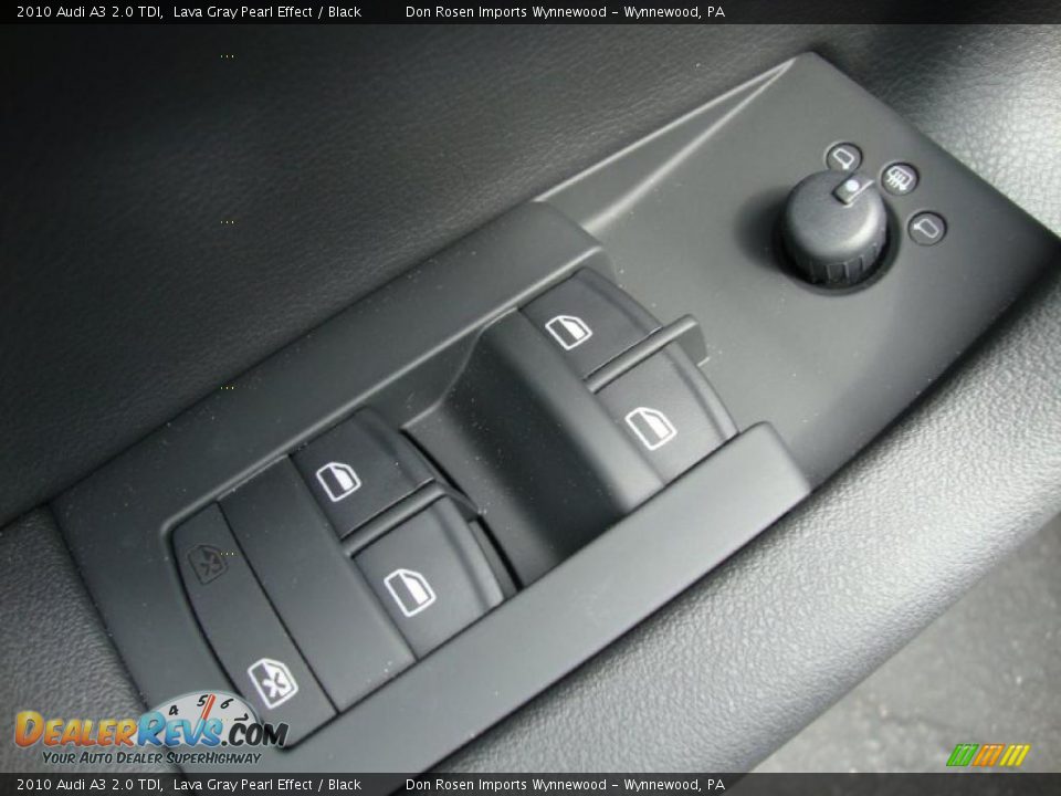 2010 Audi A3 2.0 TDI Lava Gray Pearl Effect / Black Photo #14