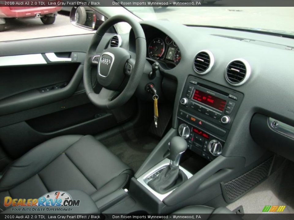 2010 Audi A3 2.0 TDI Lava Gray Pearl Effect / Black Photo #17