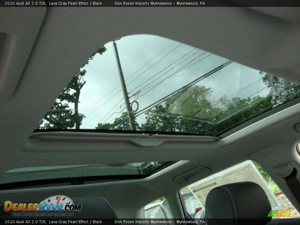 2010 Audi A3 2.0 TDI Lava Gray Pearl Effect / Black Photo #19