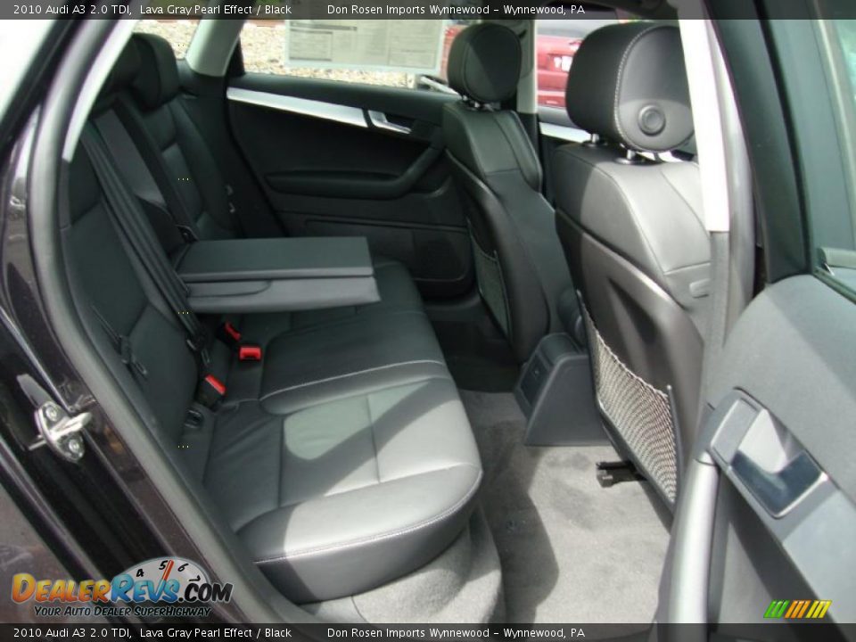 2010 Audi A3 2.0 TDI Lava Gray Pearl Effect / Black Photo #20