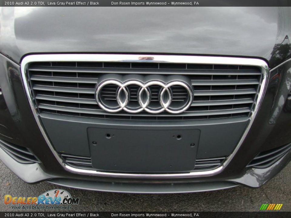 2010 Audi A3 2.0 TDI Lava Gray Pearl Effect / Black Photo #29