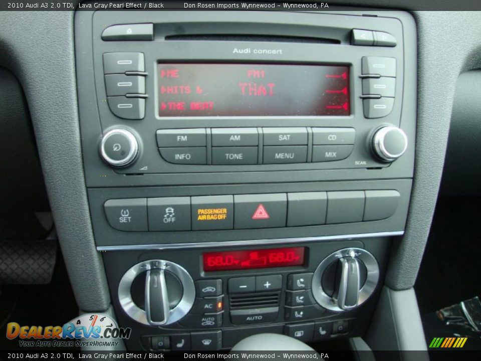 2010 Audi A3 2.0 TDI Lava Gray Pearl Effect / Black Photo #30