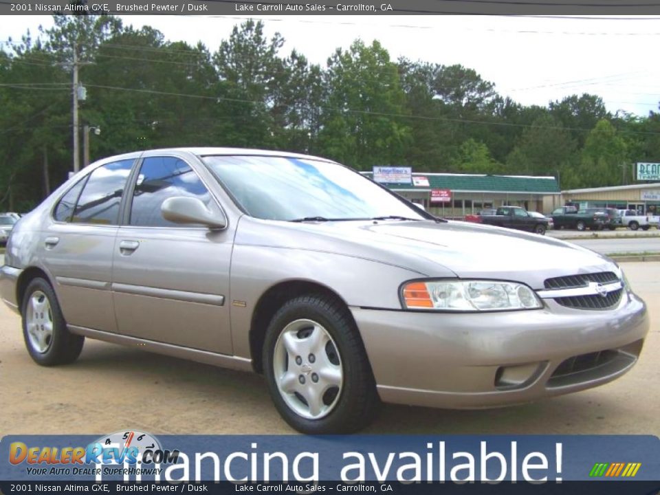 2001 Nissan Altima GXE Brushed Pewter / Dusk Photo #1
