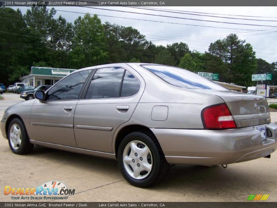 2001 Nissan Altima GXE Brushed Pewter / Dusk Photo #4