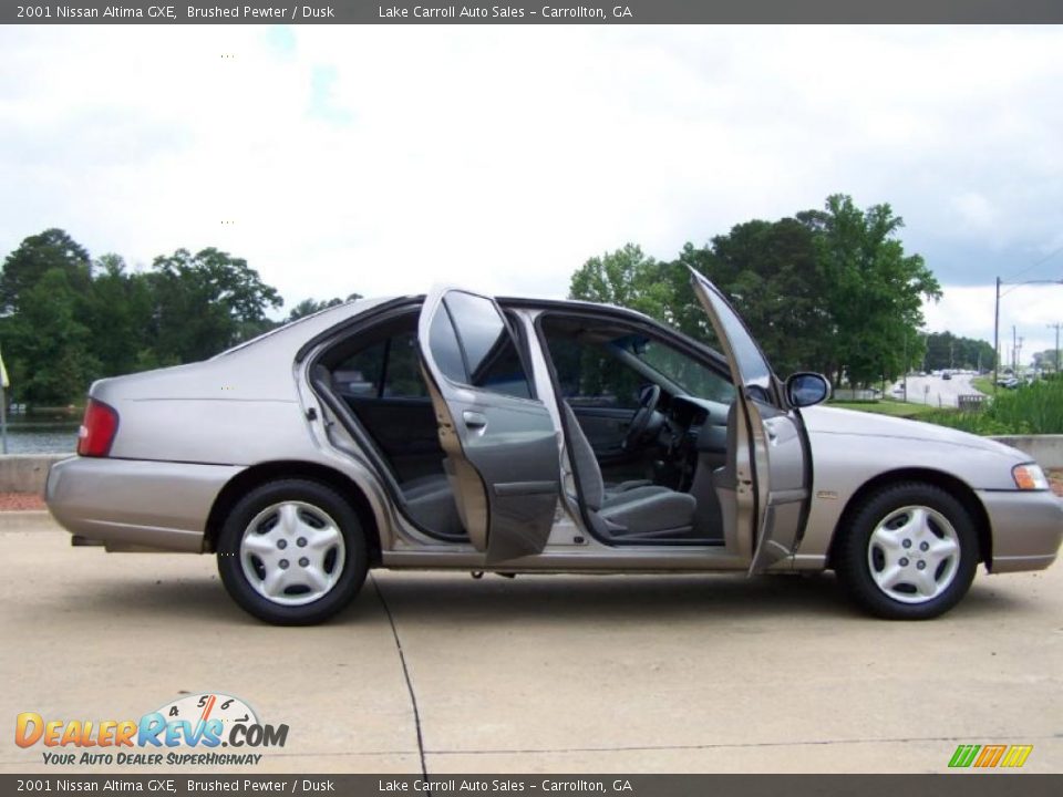 2001 Nissan Altima GXE Brushed Pewter / Dusk Photo #11