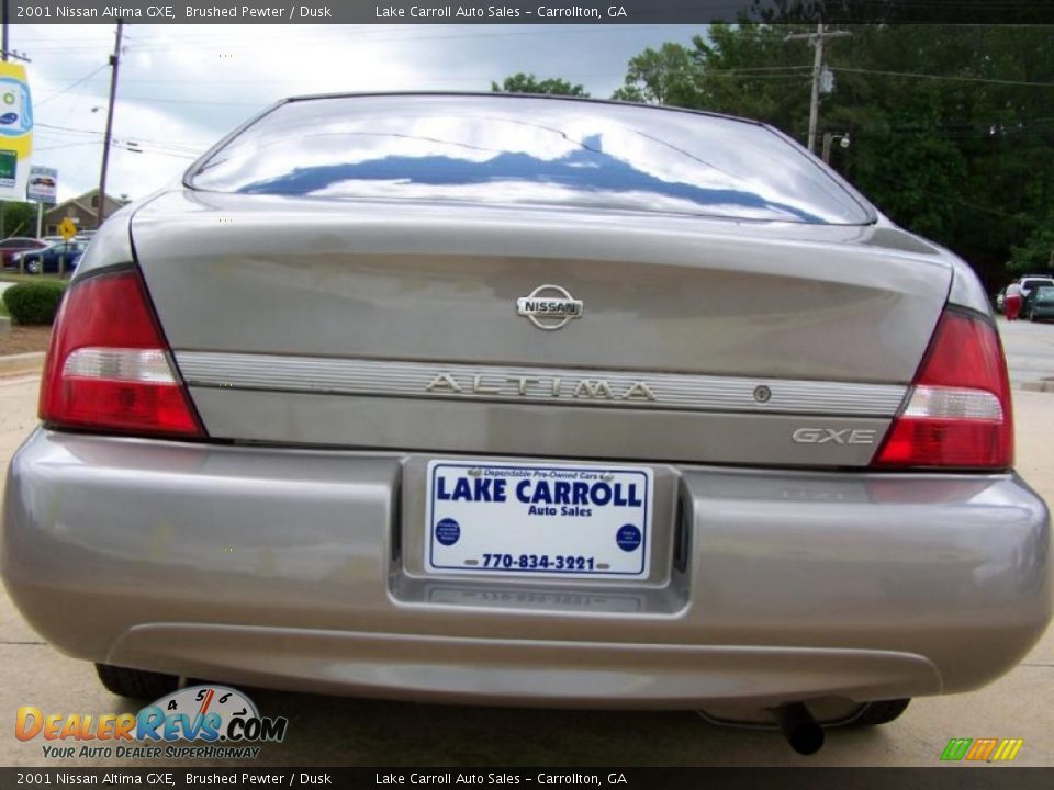 2001 Nissan Altima GXE Brushed Pewter / Dusk Photo #14