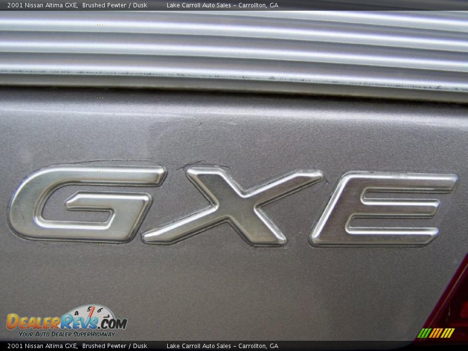 2001 Nissan Altima GXE Brushed Pewter / Dusk Photo #16