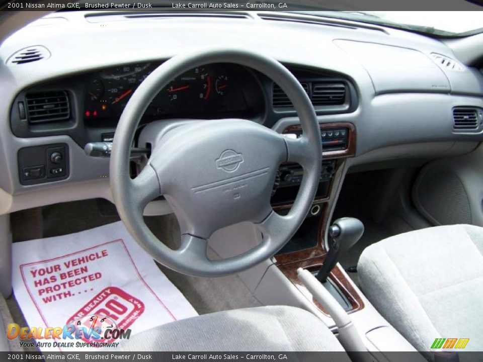 2001 Nissan Altima GXE Brushed Pewter / Dusk Photo #19