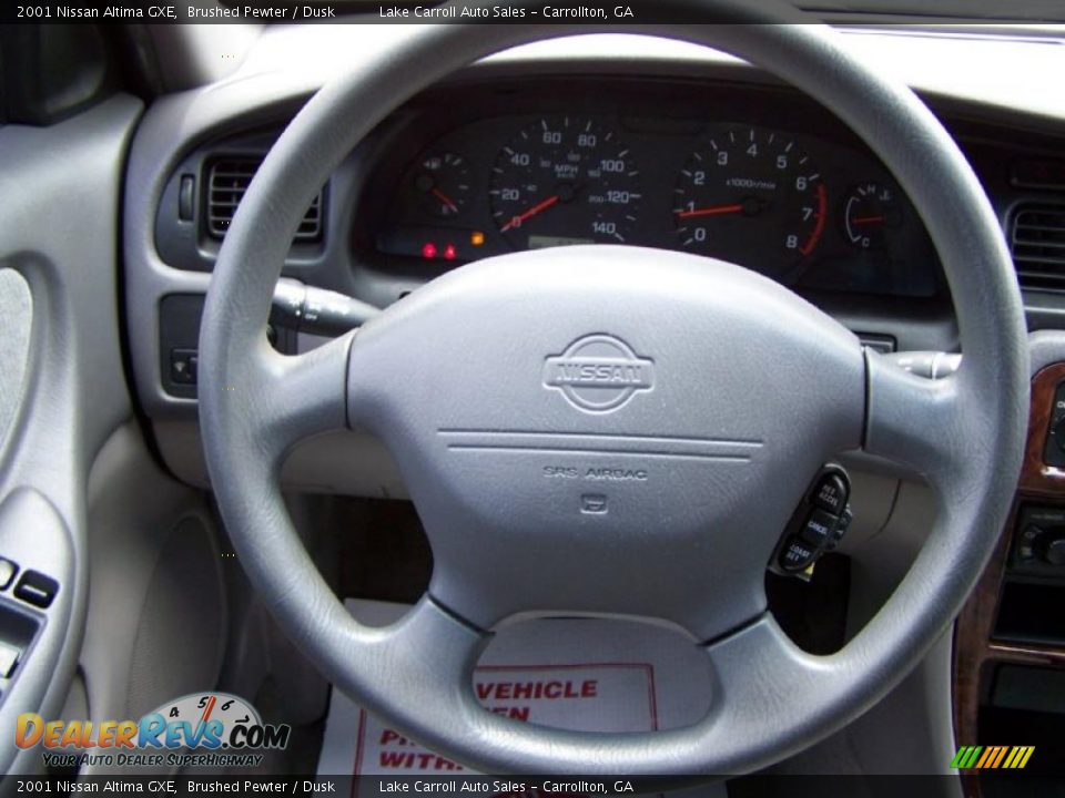 2001 Nissan Altima GXE Brushed Pewter / Dusk Photo #20