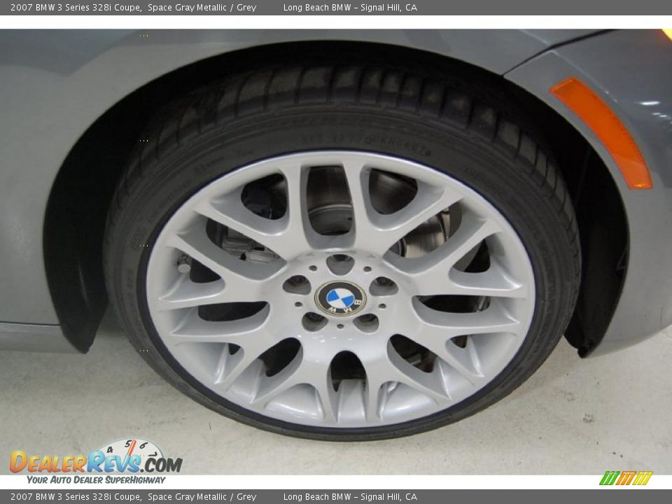 2007 BMW 3 Series 328i Coupe Space Gray Metallic / Grey Photo #3