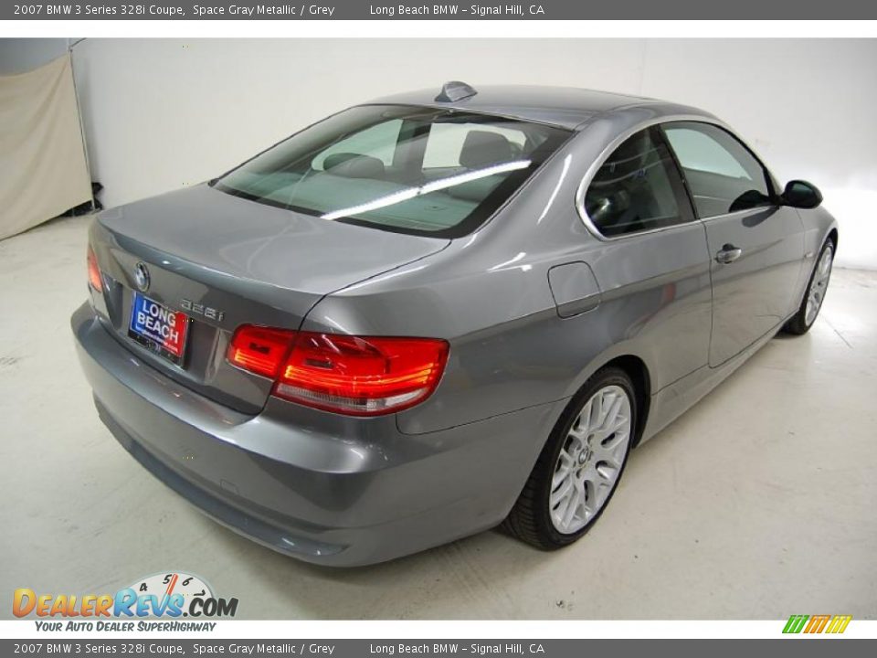 2007 BMW 3 Series 328i Coupe Space Gray Metallic / Grey Photo #6