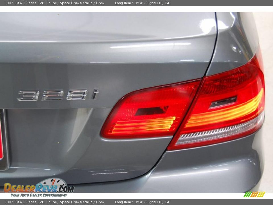 2007 BMW 3 Series 328i Coupe Space Gray Metallic / Grey Photo #8