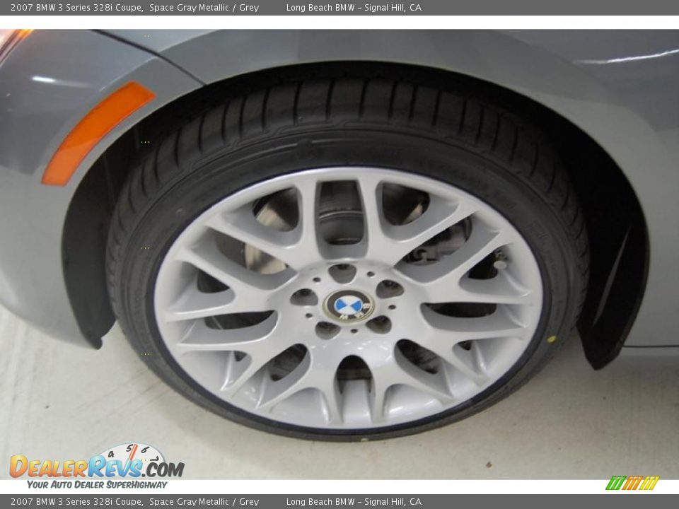 2007 BMW 3 Series 328i Coupe Space Gray Metallic / Grey Photo #12