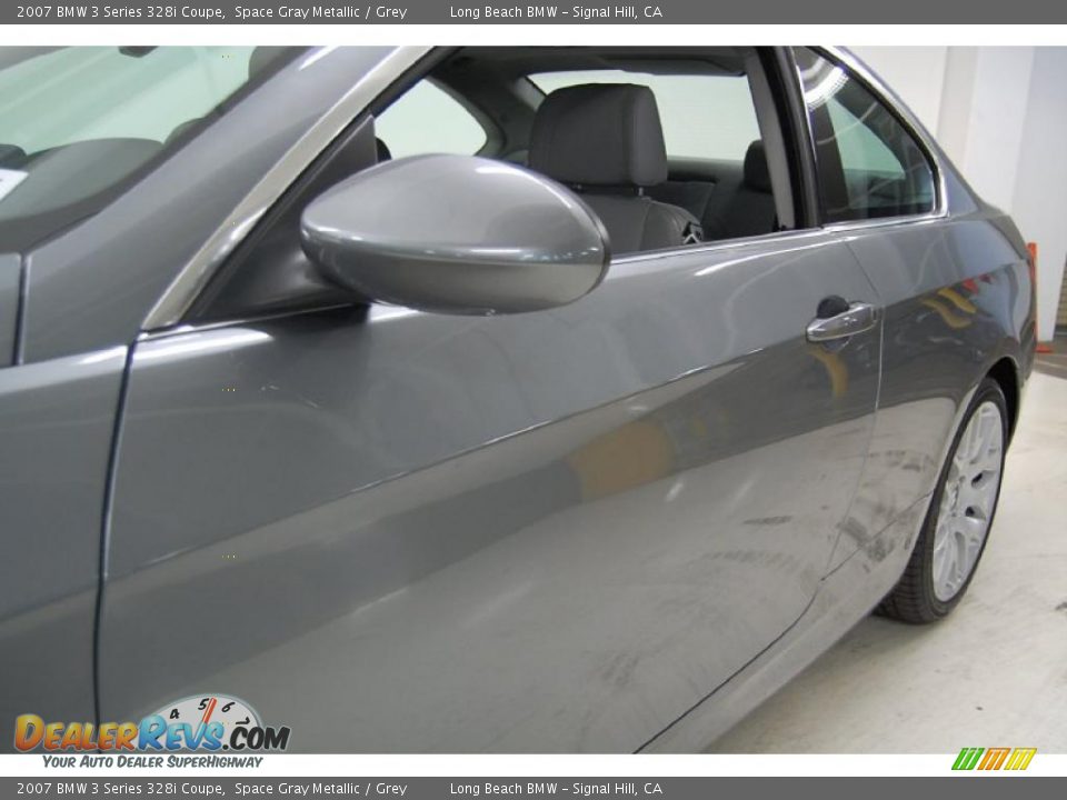2007 BMW 3 Series 328i Coupe Space Gray Metallic / Grey Photo #13