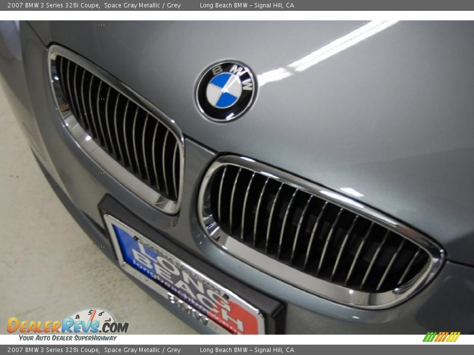 2007 BMW 3 Series 328i Coupe Space Gray Metallic / Grey Photo #14