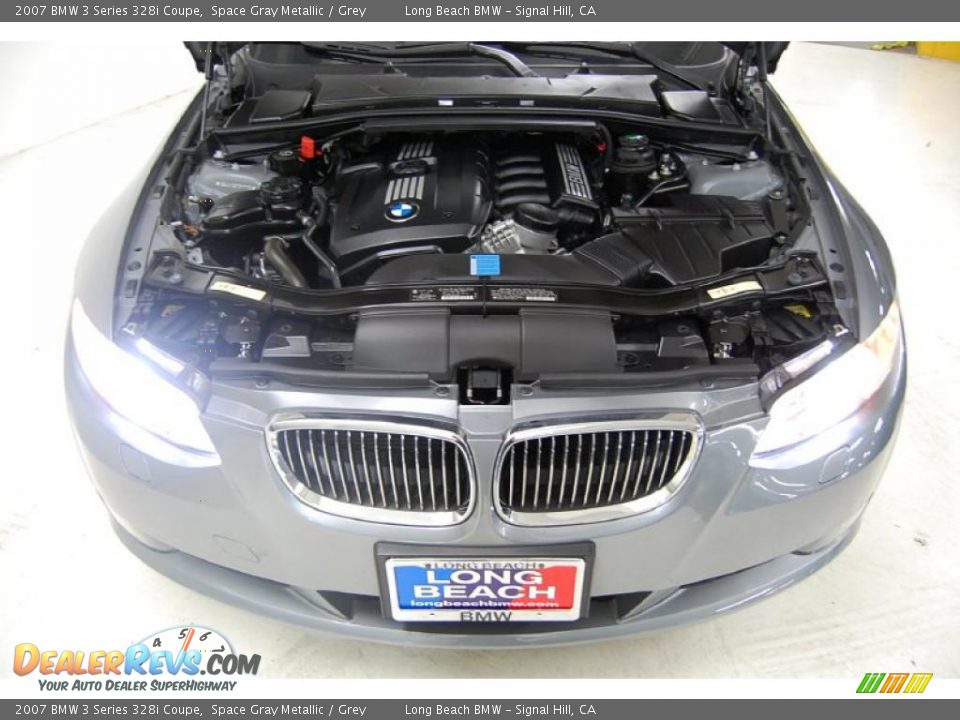2007 BMW 3 Series 328i Coupe Space Gray Metallic / Grey Photo #16