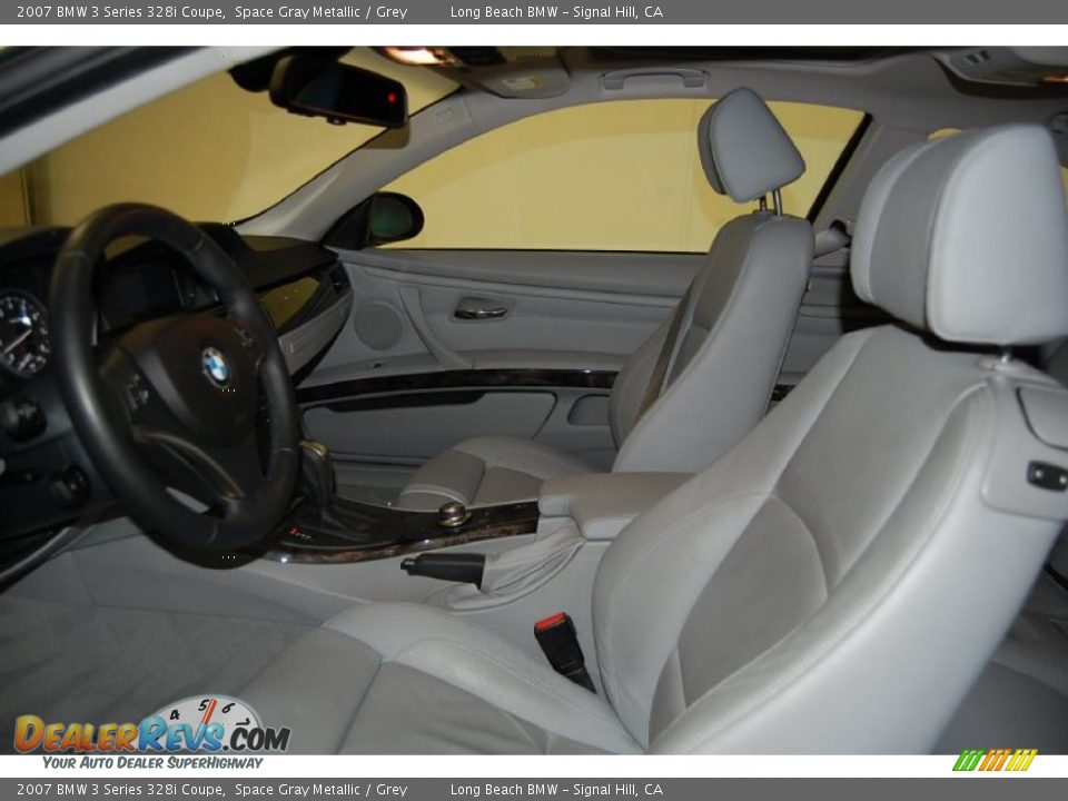 2007 BMW 3 Series 328i Coupe Space Gray Metallic / Grey Photo #19