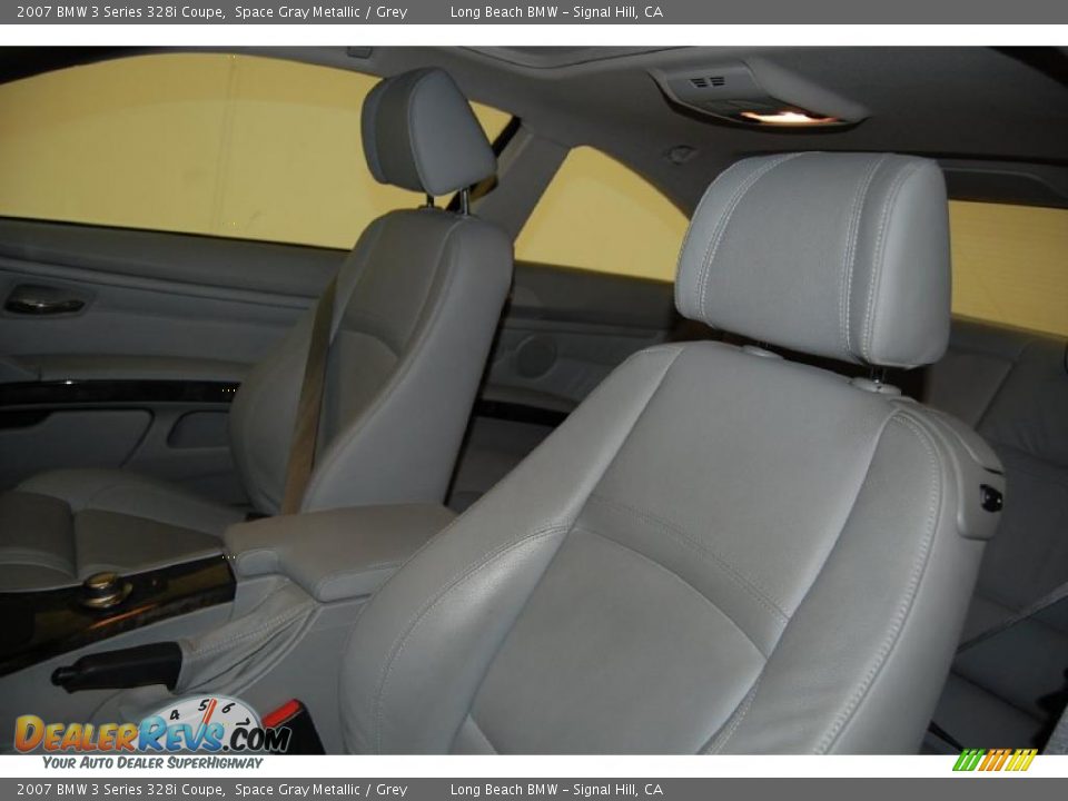 2007 BMW 3 Series 328i Coupe Space Gray Metallic / Grey Photo #20