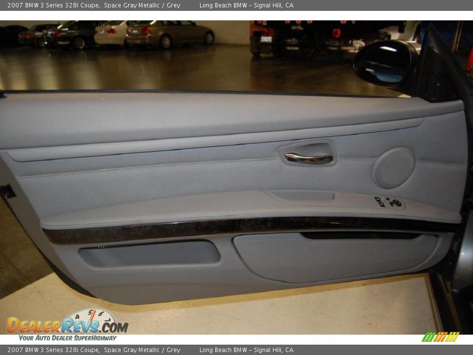 2007 BMW 3 Series 328i Coupe Space Gray Metallic / Grey Photo #22