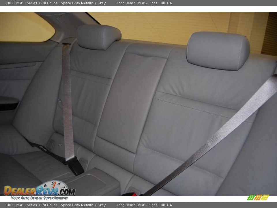 2007 BMW 3 Series 328i Coupe Space Gray Metallic / Grey Photo #24