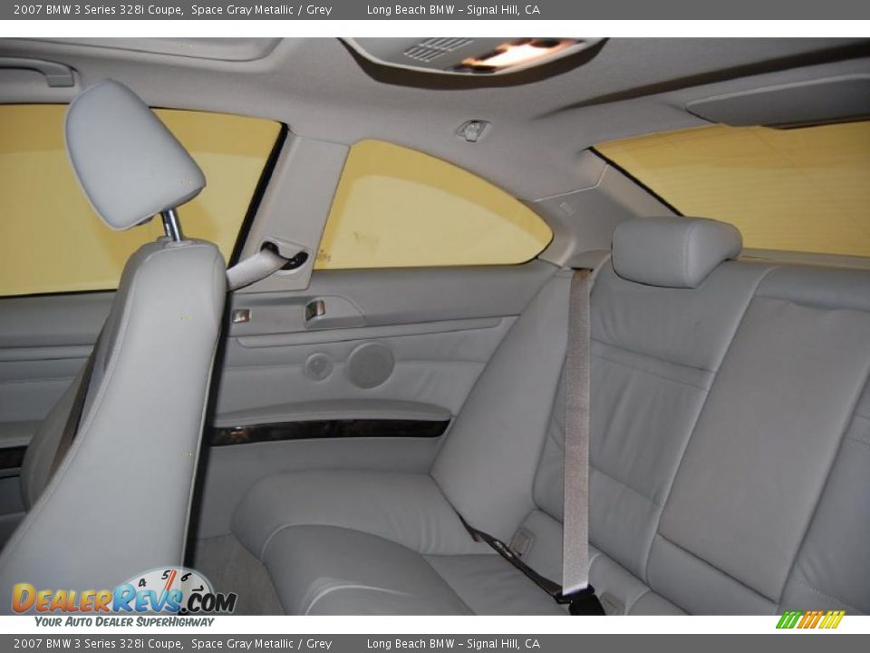2007 BMW 3 Series 328i Coupe Space Gray Metallic / Grey Photo #25