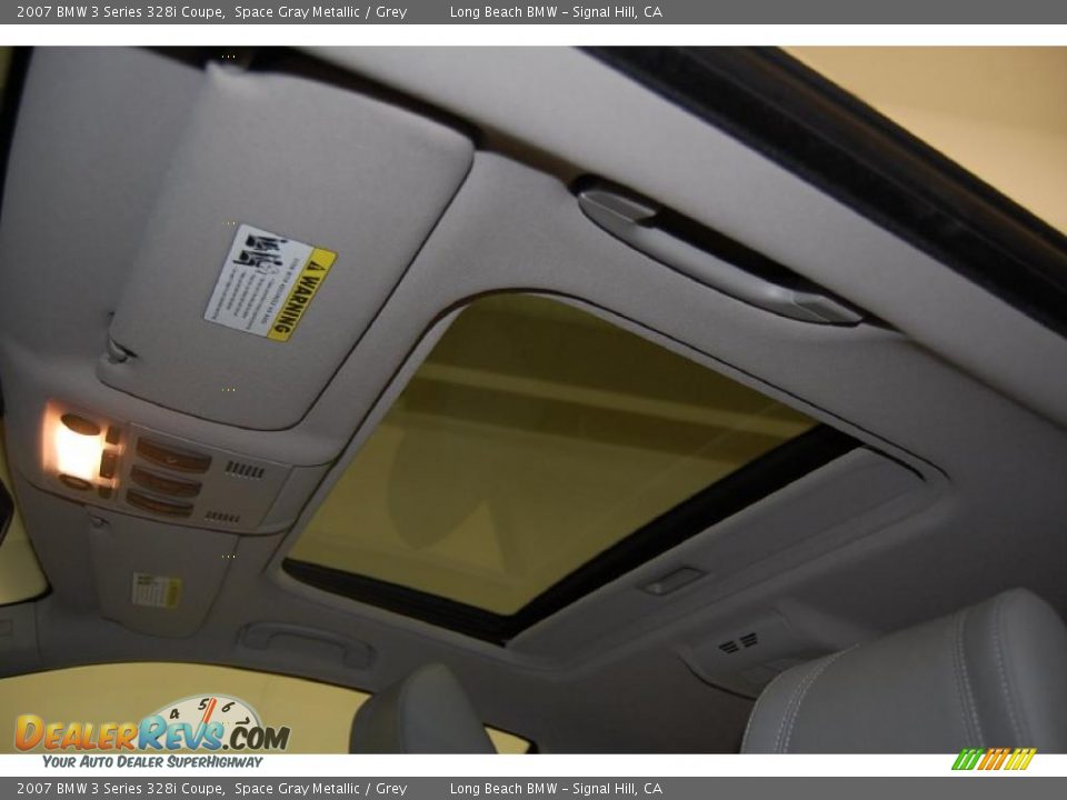 2007 BMW 3 Series 328i Coupe Space Gray Metallic / Grey Photo #26