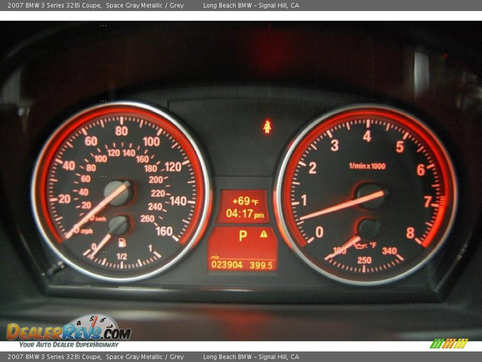 2007 BMW 3 Series 328i Coupe Space Gray Metallic / Grey Photo #27
