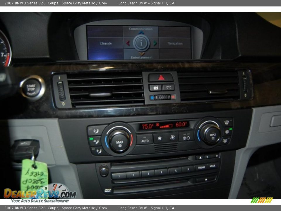 2007 BMW 3 Series 328i Coupe Space Gray Metallic / Grey Photo #30