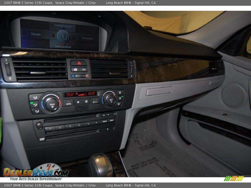 2007 BMW 3 Series 328i Coupe Space Gray Metallic / Grey Photo #32