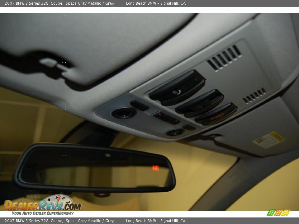 2007 BMW 3 Series 328i Coupe Space Gray Metallic / Grey Photo #33