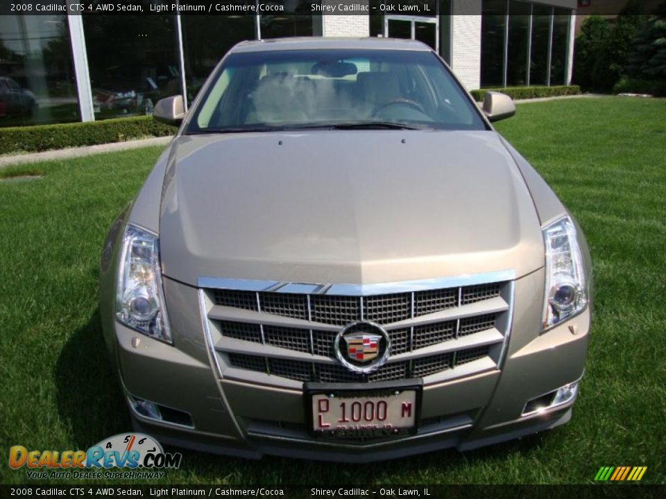 2008 Cadillac CTS 4 AWD Sedan Light Platinum / Cashmere/Cocoa Photo #2