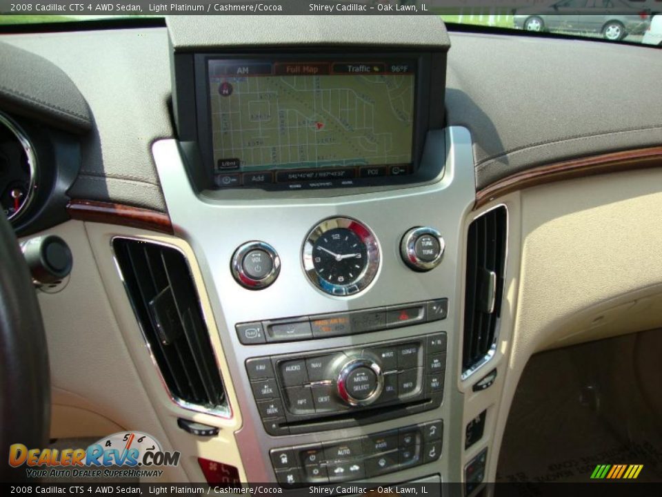 2008 Cadillac CTS 4 AWD Sedan Light Platinum / Cashmere/Cocoa Photo #15