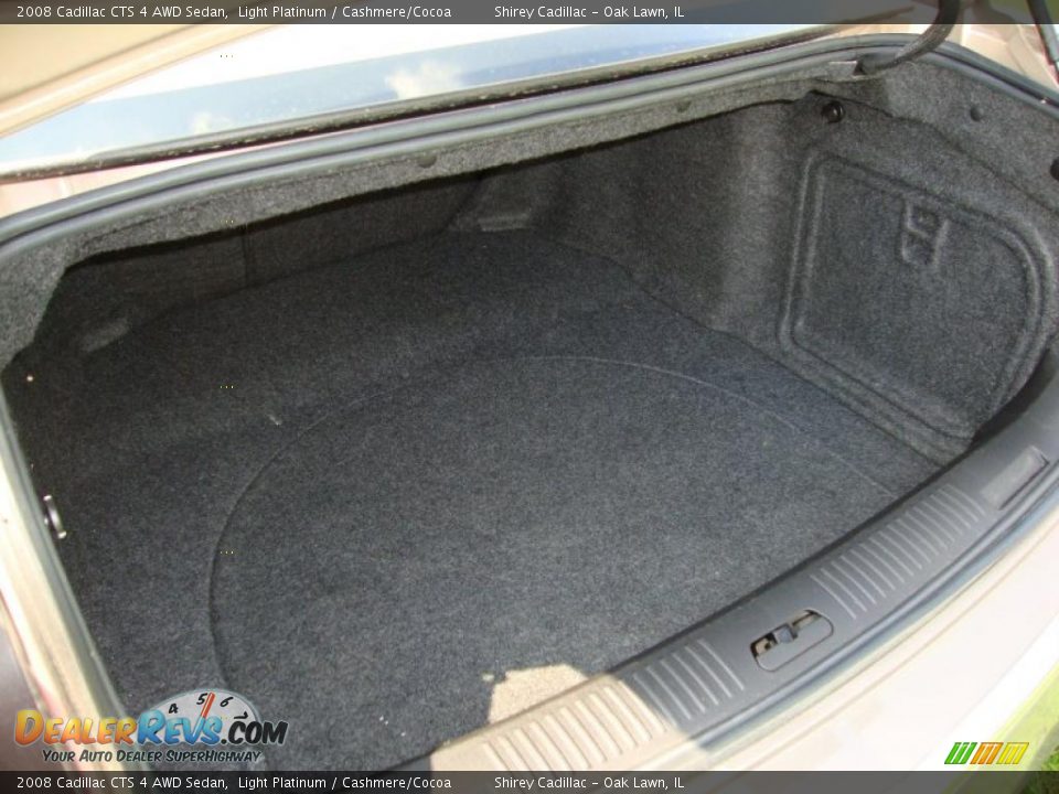 2008 Cadillac CTS 4 AWD Sedan Light Platinum / Cashmere/Cocoa Photo #19