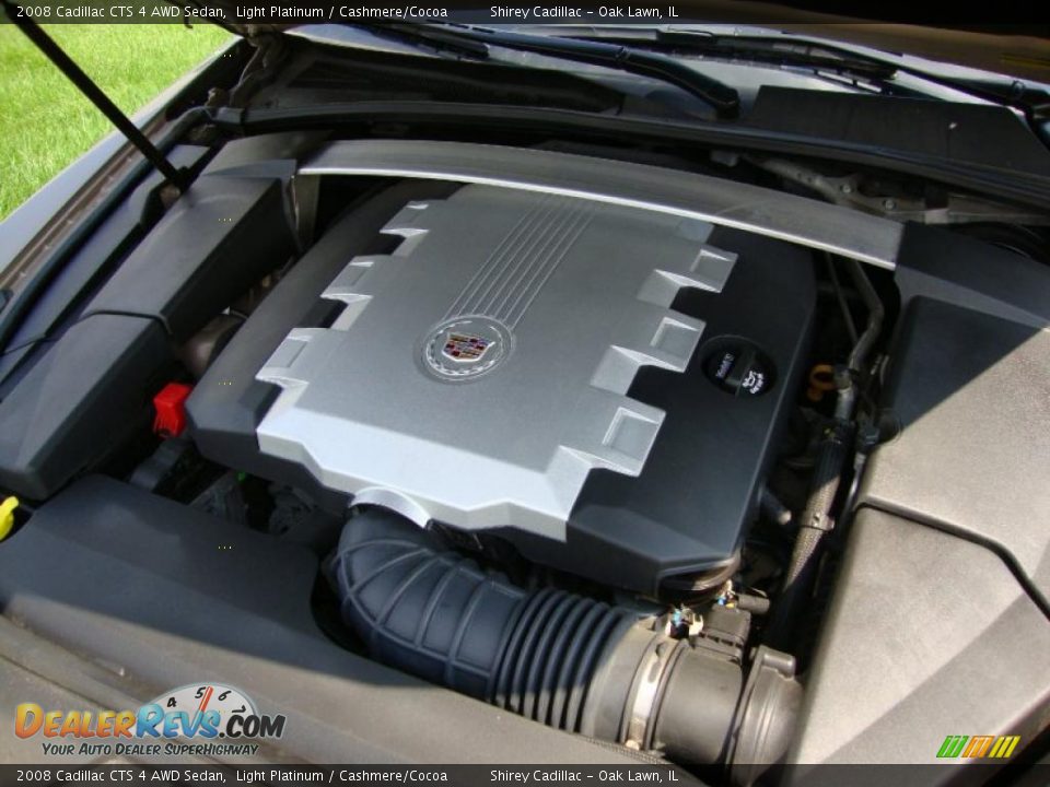 2008 Cadillac CTS 4 AWD Sedan Light Platinum / Cashmere/Cocoa Photo #20