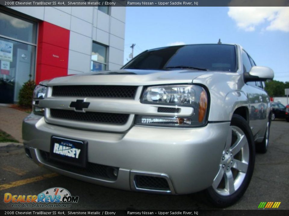2008 Chevrolet TrailBlazer SS 4x4 Silverstone Metallic / Ebony Photo #3